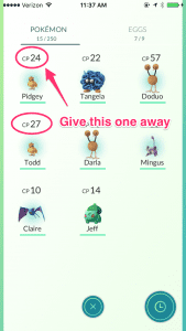 transfer pokemon