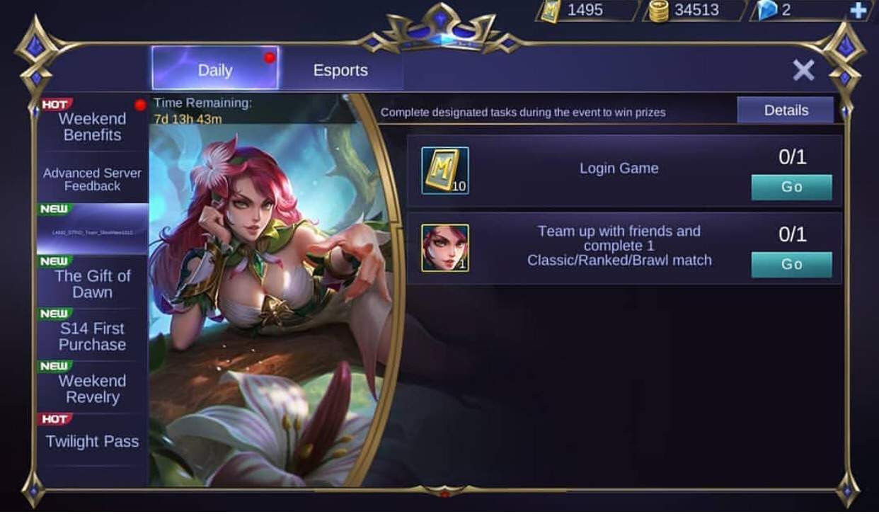 Moonton akan Bagi-bagi Skin Esmeralda "Poison Vine" Mobile Legends