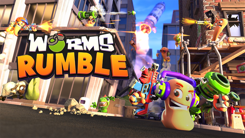 Worms Rumble Unjuk pertempuran antar cacing secaar real time