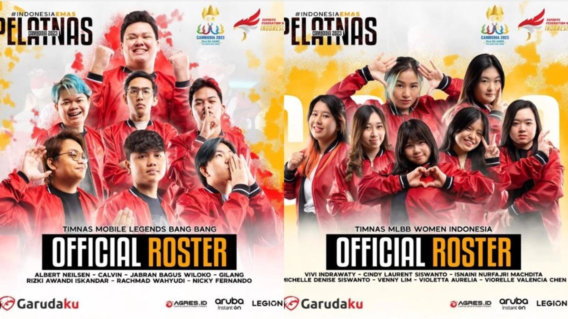 Daftar Roster Timnas Indonesia Cabor Esports di SEA Games 2023 Kamboja